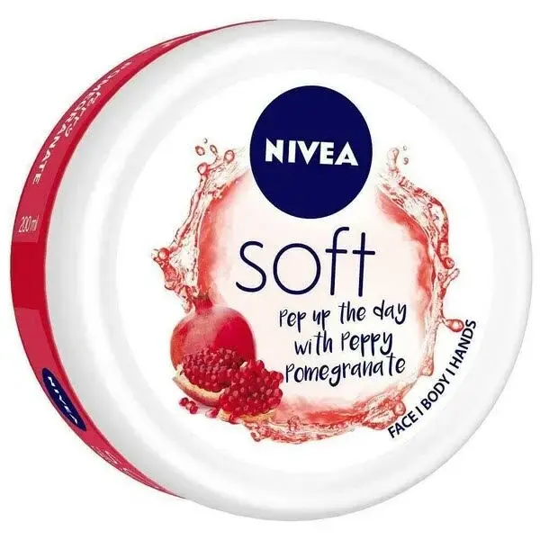 Nivea Soft Moisturizing Cream - Light Hydrating Face and Body Cream